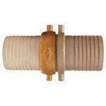 King™ Short Shank Suction Complete Coupling NPSM Aluminum with Brass nut